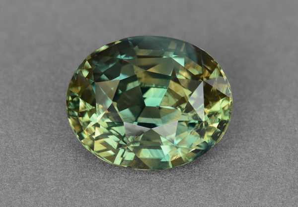 2.80 Carat Green Sapphire Diamond Cockatil Ring For Sale at 1stDibs